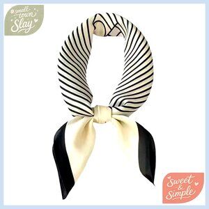27.5 Inch Silk Feeling Satin Scarf Head Wrap Bandana Women's Accessory